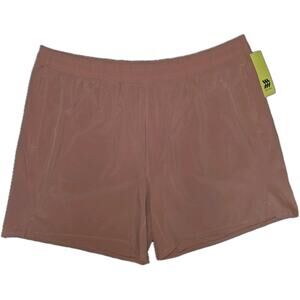 NWT 2XL Women's Shorts w/Pockets Soft Rose All in Motion MSRP $25